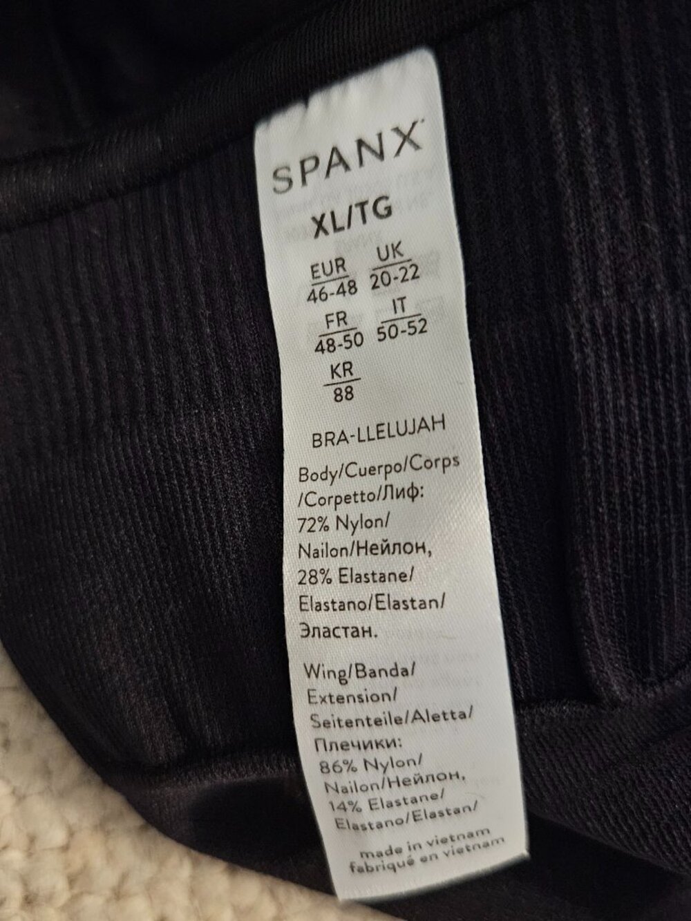 Spanx Black Wireless Pullover Bra XL NEW Bra-llelujuh Bralette Minimalist - Picture 3 of 7